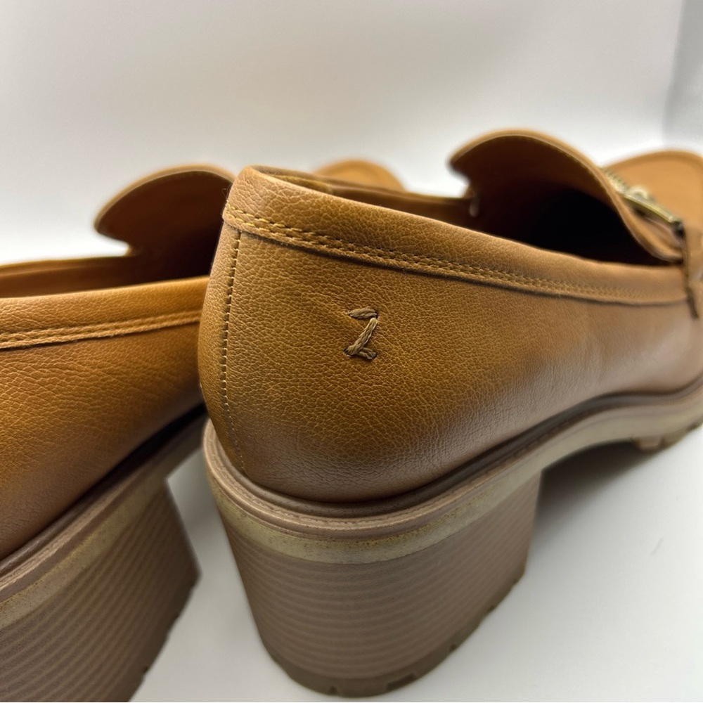 Zodiac Gemma Women’s Size 10 Chestnut Lug Sole Loafers- New without box - Picture 4 of 14